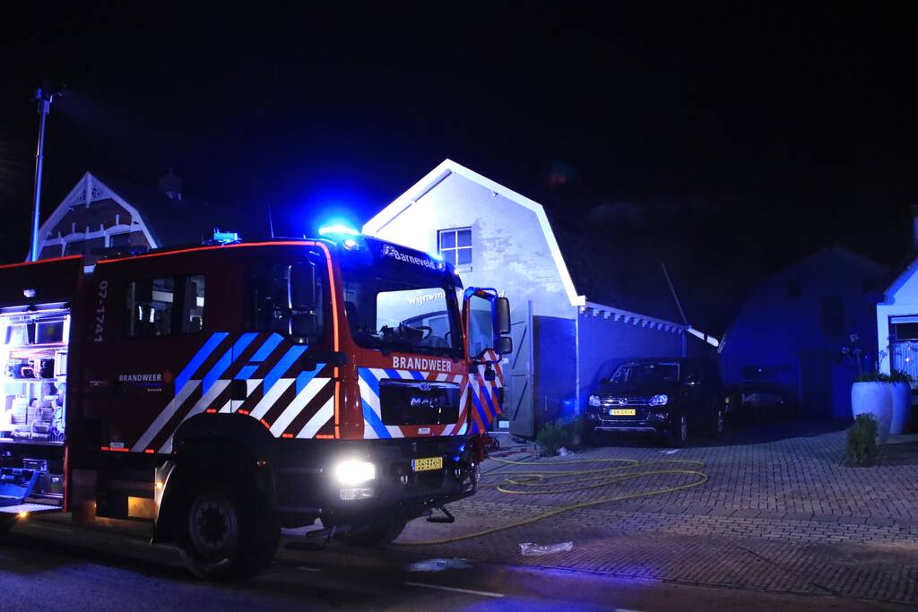 Brand in wijnwinkel Barneveld