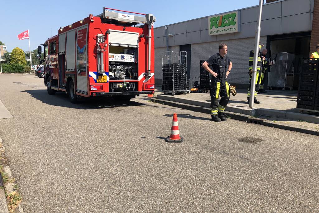 Onderzoek naar gaslucht in Poiesz-supermarkt
