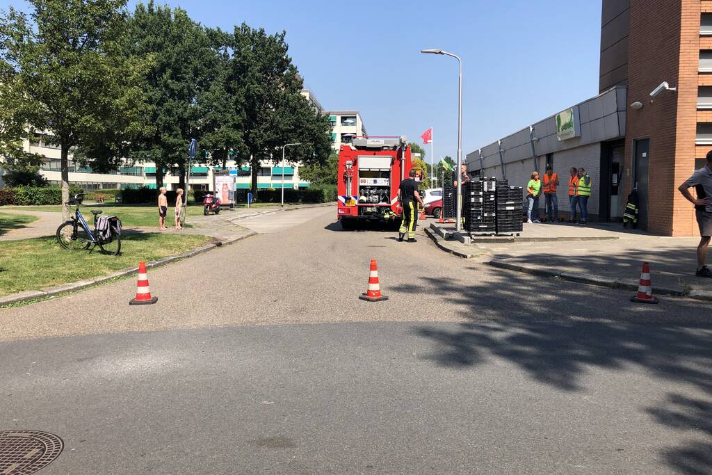 Onderzoek naar gaslucht in Poiesz-supermarkt