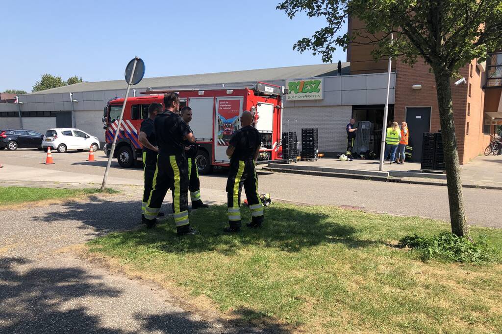 Onderzoek naar gaslucht in Poiesz-supermarkt