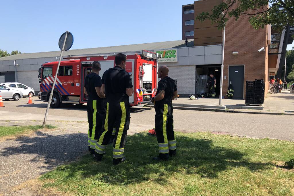 Onderzoek naar gaslucht in Poiesz-supermarkt