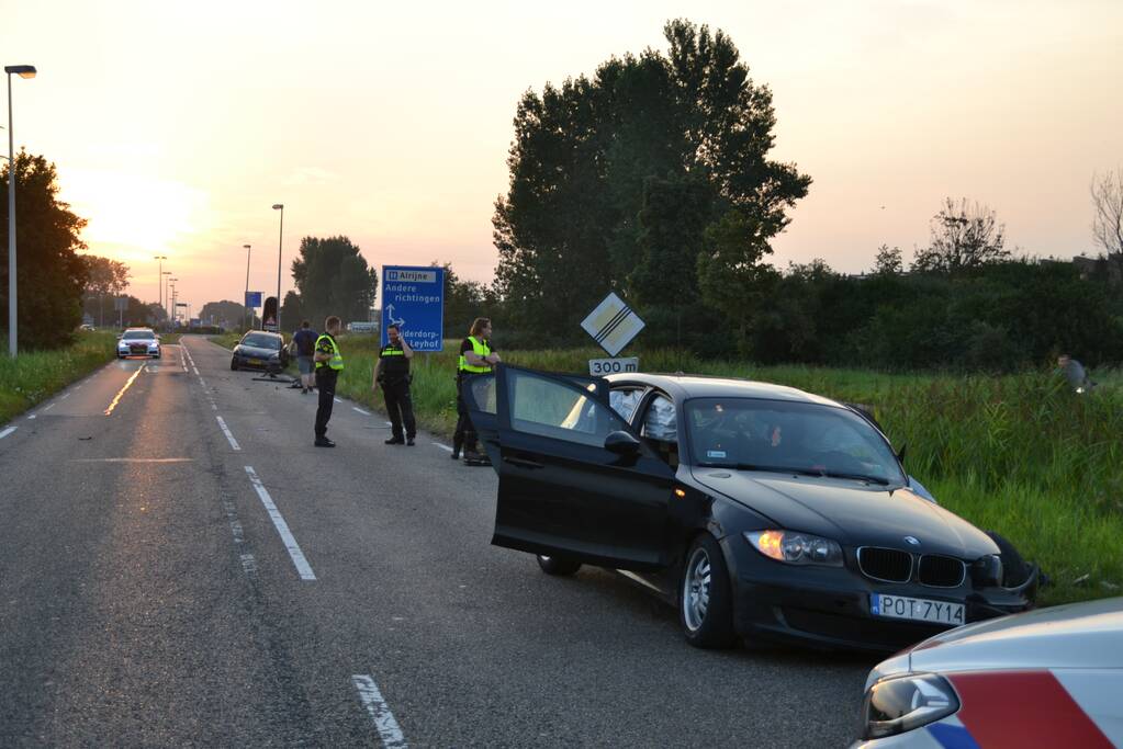 Hond komt met de schrik vrij bij verkeersongeval