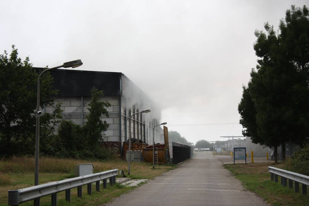 Grote brand bij Hartog Containers