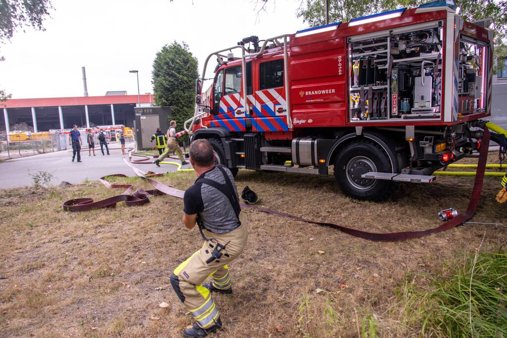 Grote brand bij Hartog Containers
