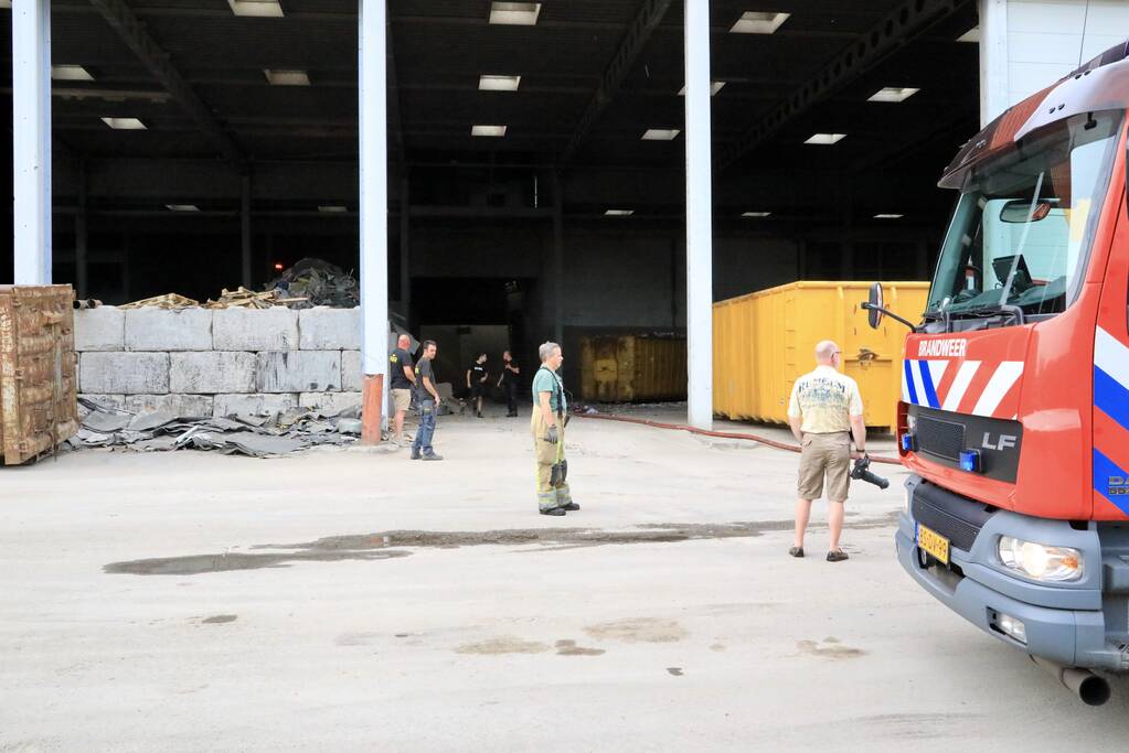 Grote brand bij Hartog Containers