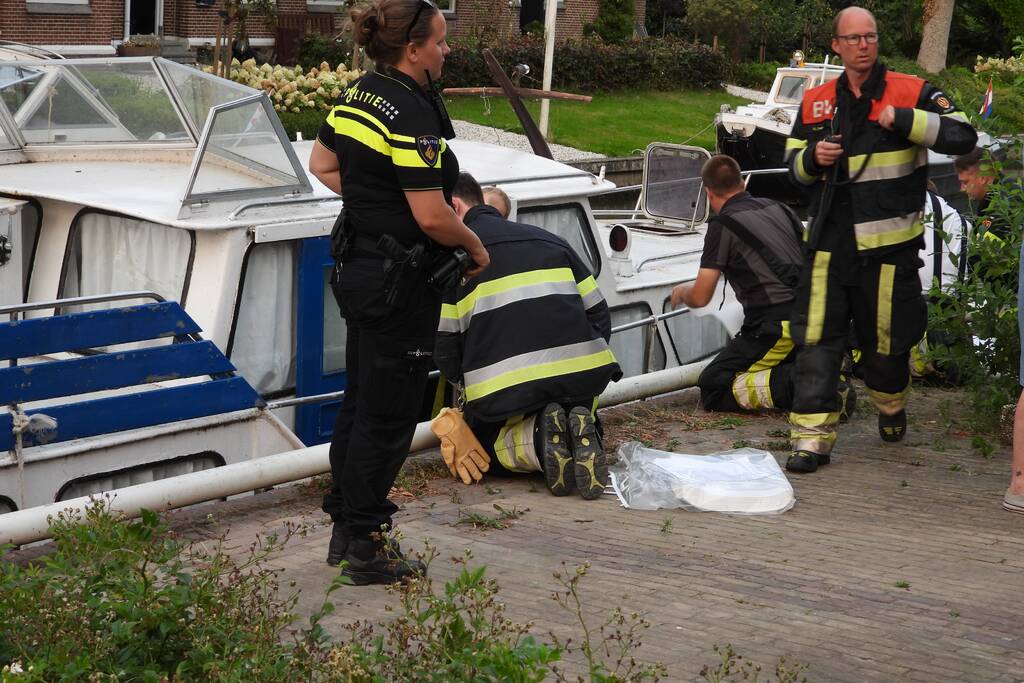 Olielekkage bij plezierjacht