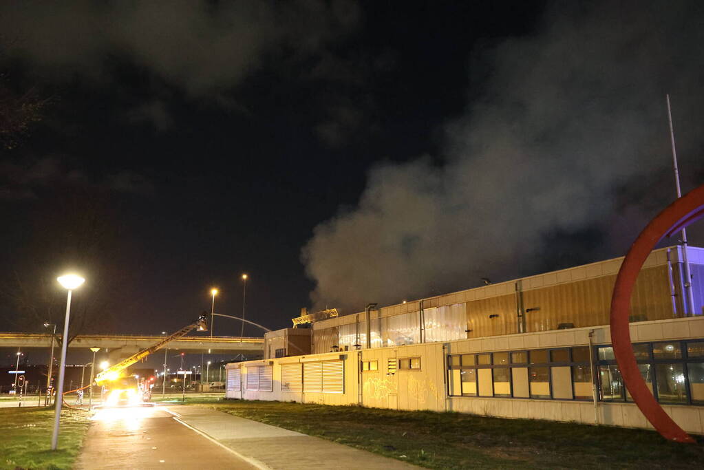 Grote brand in wasserette