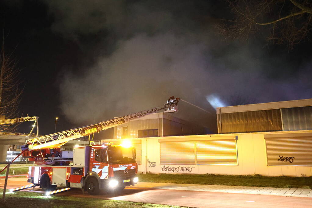 Grote brand in wasserette