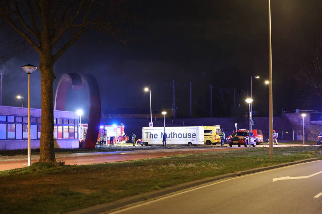 Grote brand in wasserette