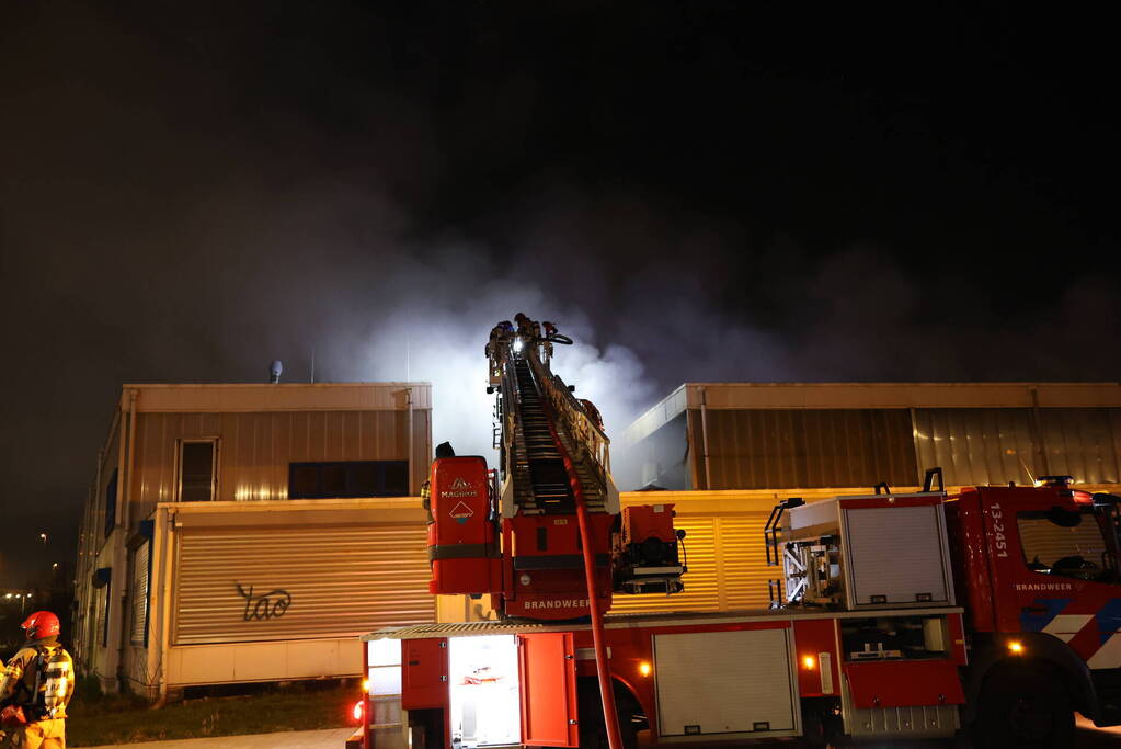 Grote brand in wasserette