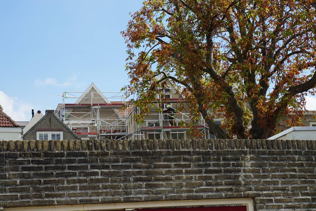 Brand in woning boven winkel