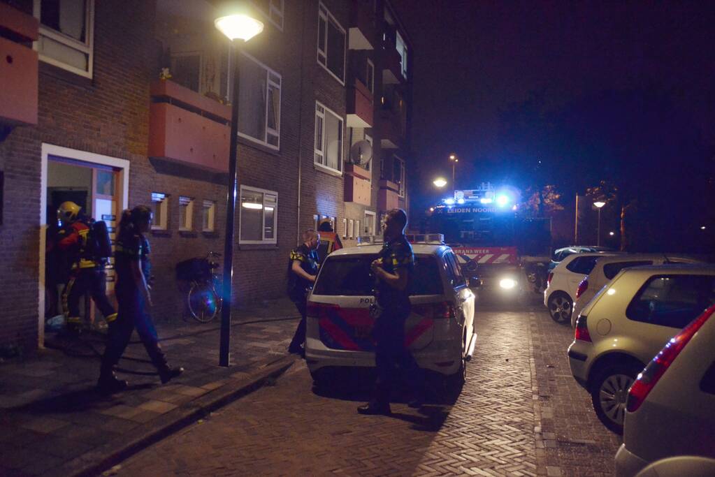 Man aangehouden bij woningbrand