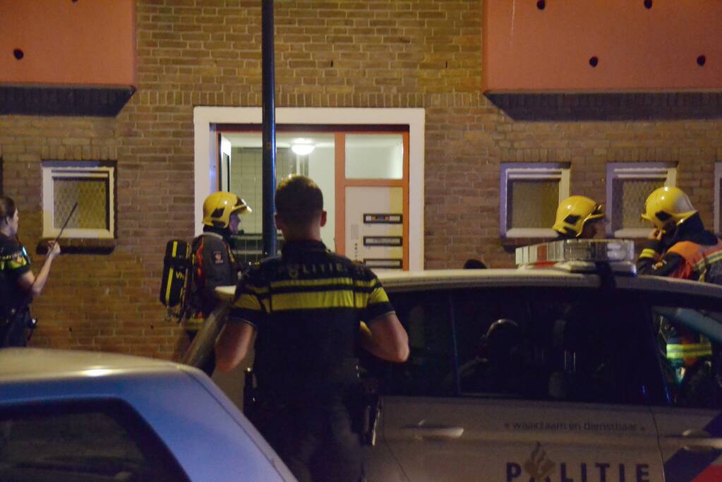 Man aangehouden bij woningbrand