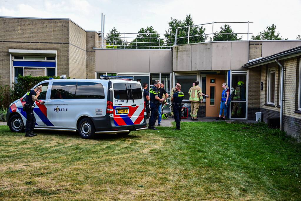 Brandende matras snel geblust bij stichting Antes
