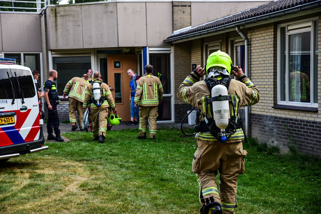 Brandende matras snel geblust bij stichting Antes
