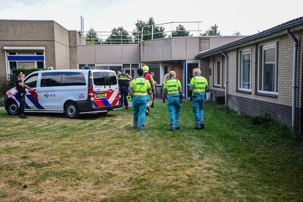 Brandende matras snel geblust bij stichting Antes