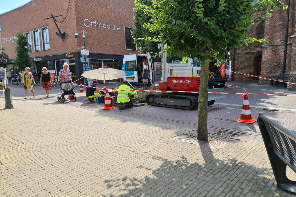 Stroomstoring treft winkels in centrum Barneveld