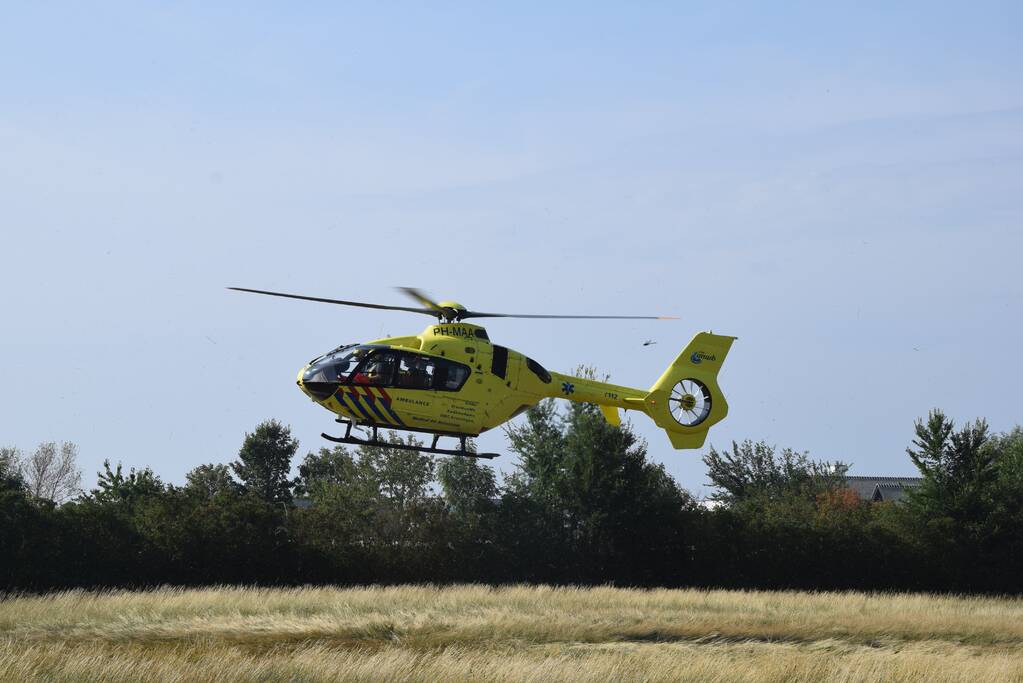 Traumahelikopter ingezet bij incident