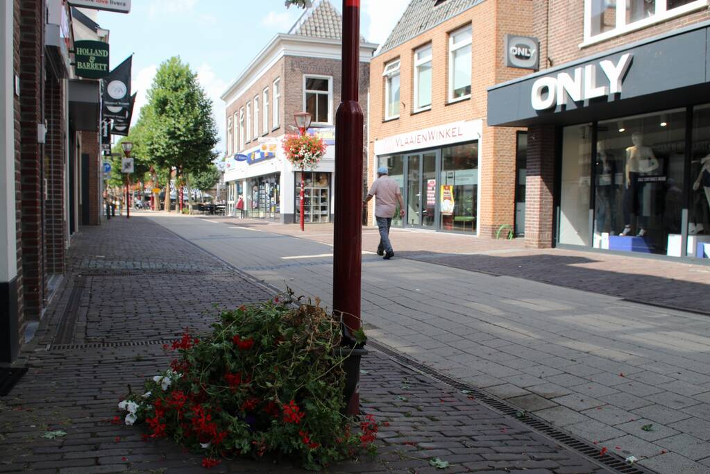 Vernielingen in centrum