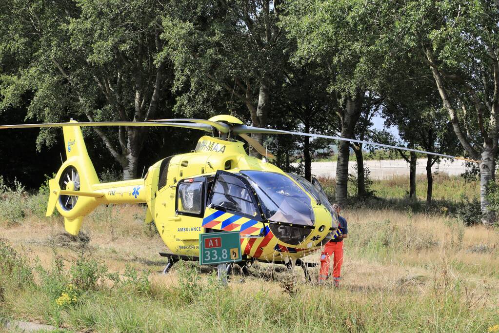 Traumahelikopter ingezet voor incident aan de Eem