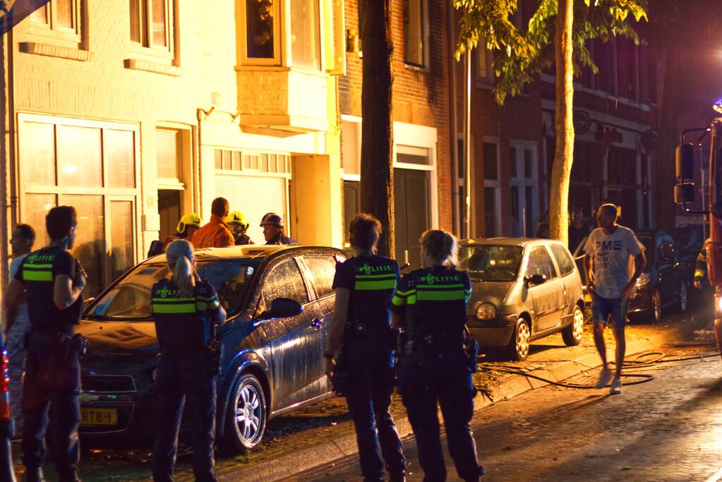 Veel rook bij brand in woning