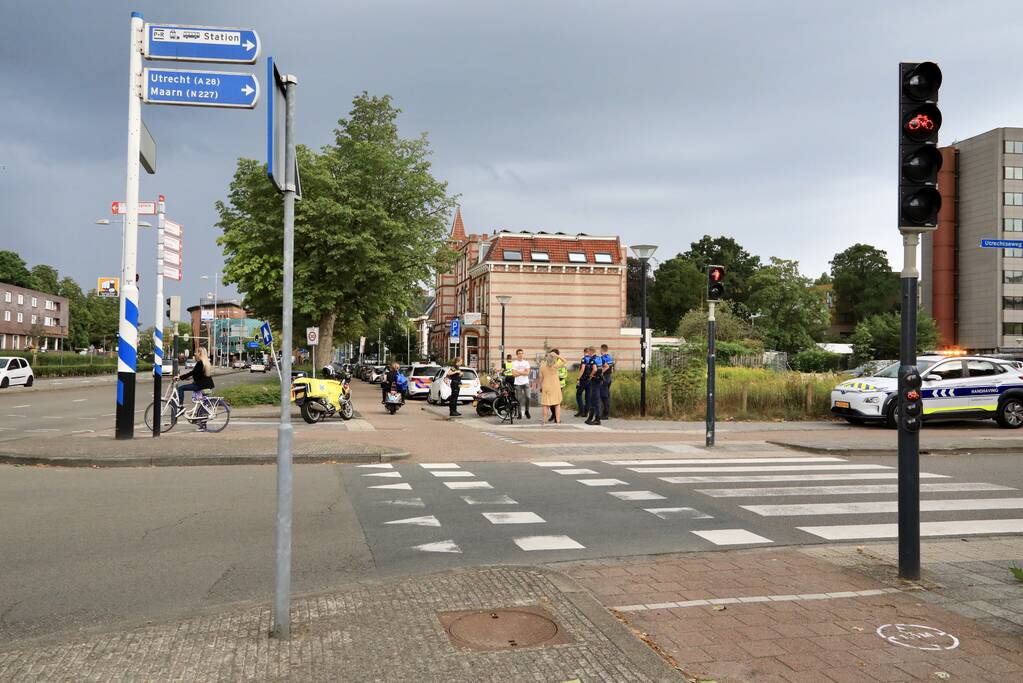 E-bikester gewond na botsing met brommerrijder