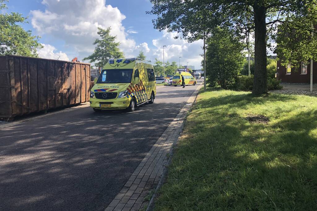 Traumahelikopter ingezet voor incident bij metaalrecycling bedrijf
