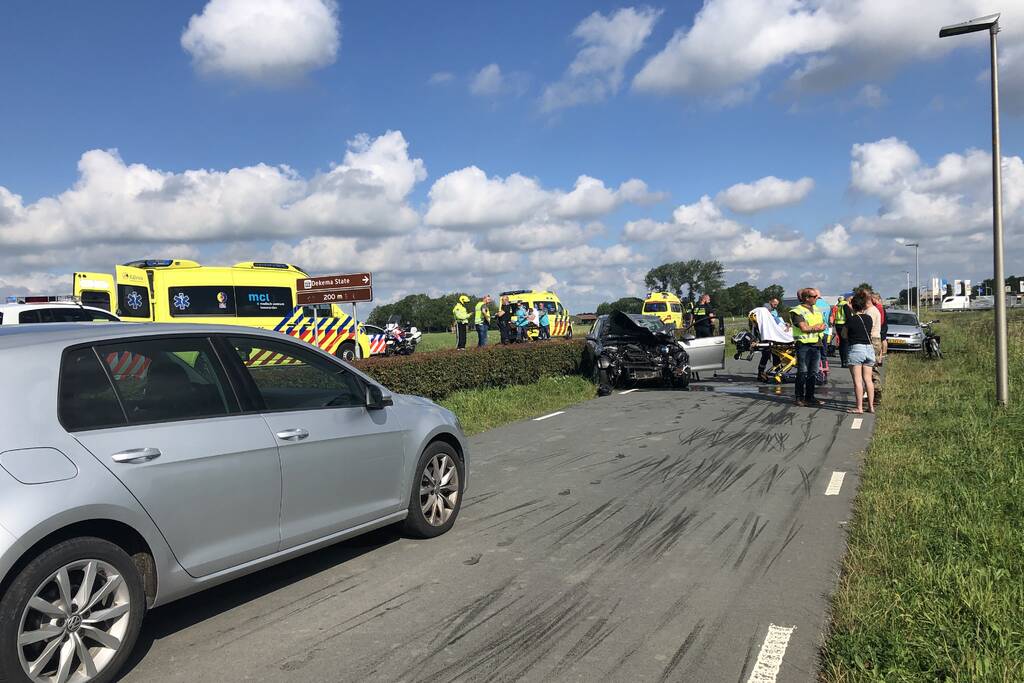 Motorrijder overleden bij frontale aanrijding met auto