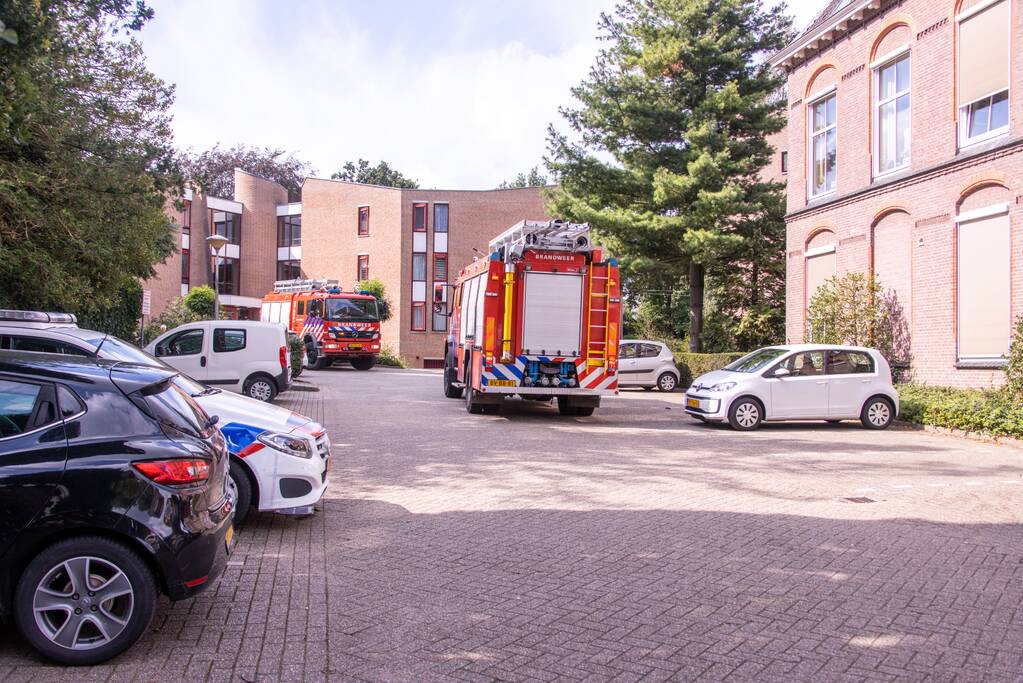 Appartementencomplex ontruimd door gaslucht