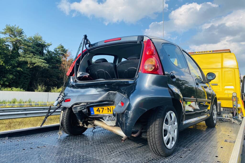Vijf auto's betrokken bij verkeersongeval op snelweg