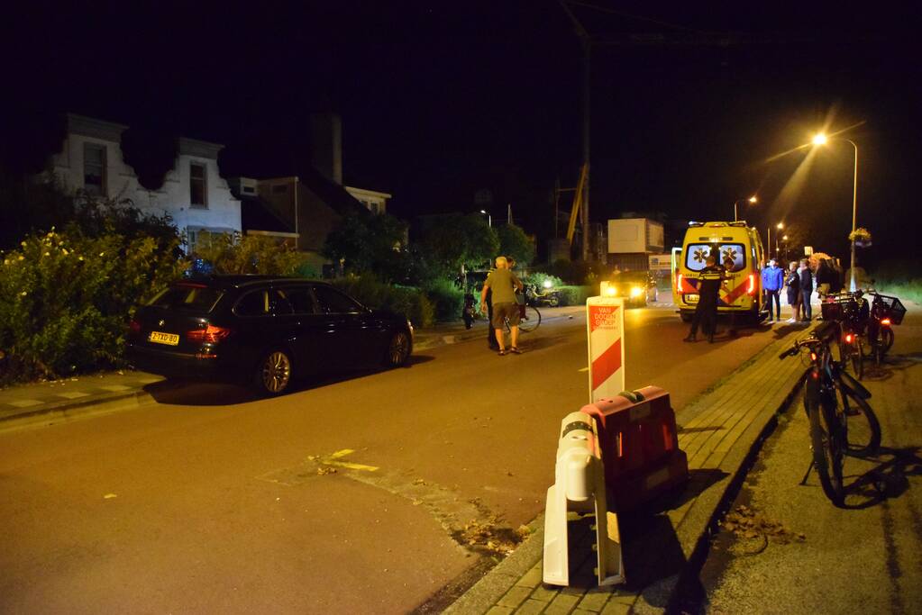 Brommerrijder gewond na eenzijdig ongeval