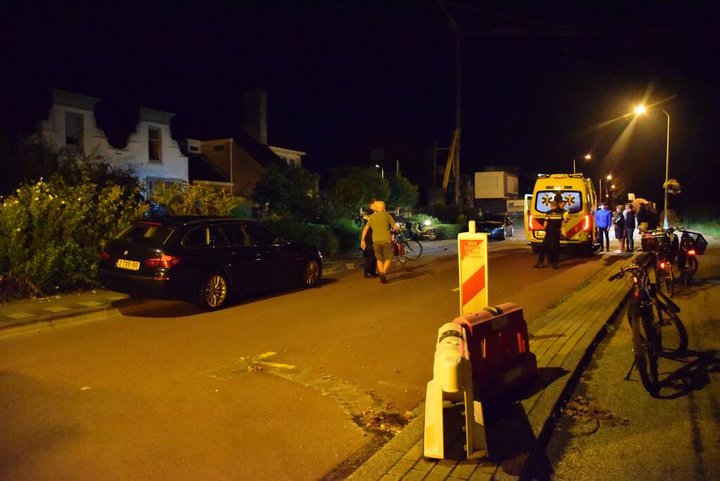 Brommerrijder gewond na eenzijdig ongeval