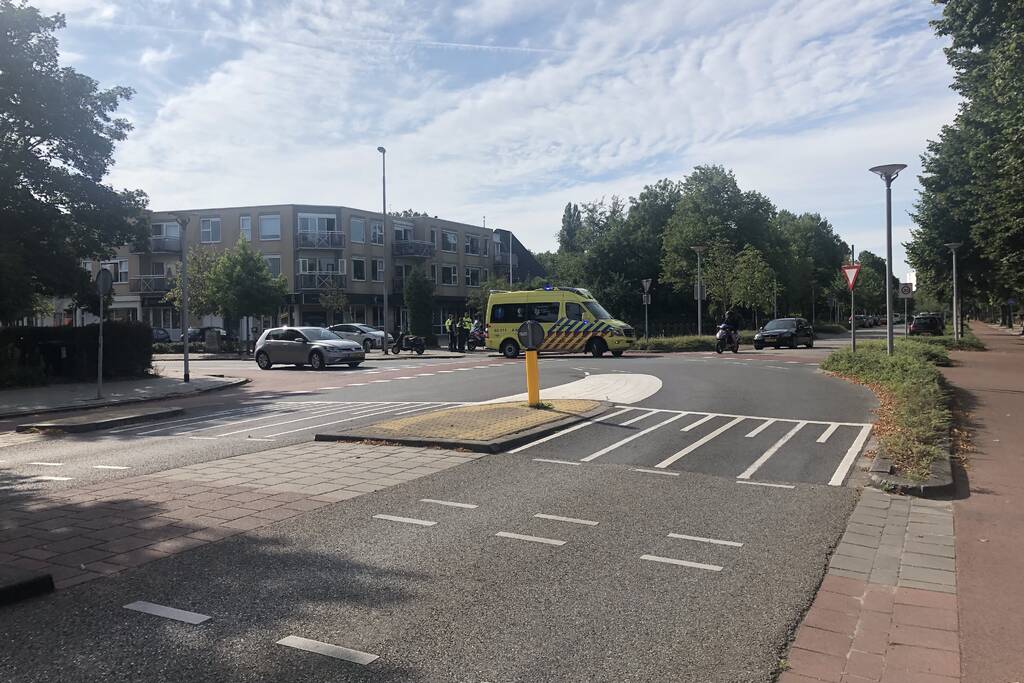 Scooterrijder gewond bij eenzijdig ongeval
