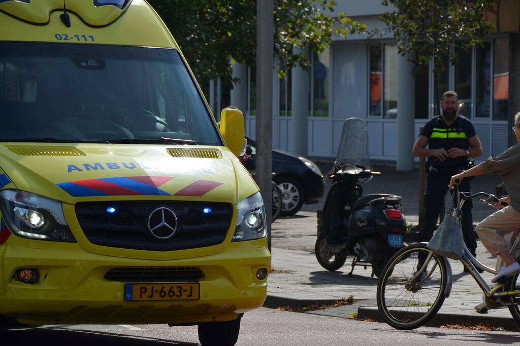 Scooterrijder gewond bij eenzijdig ongeval