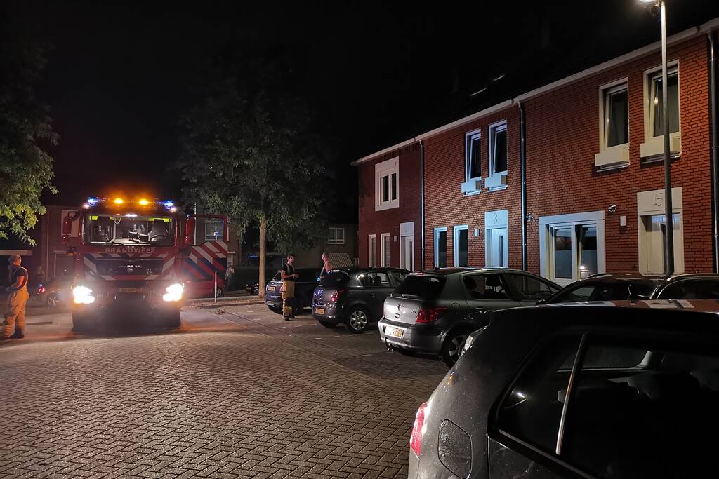 Brand in keuken van woning