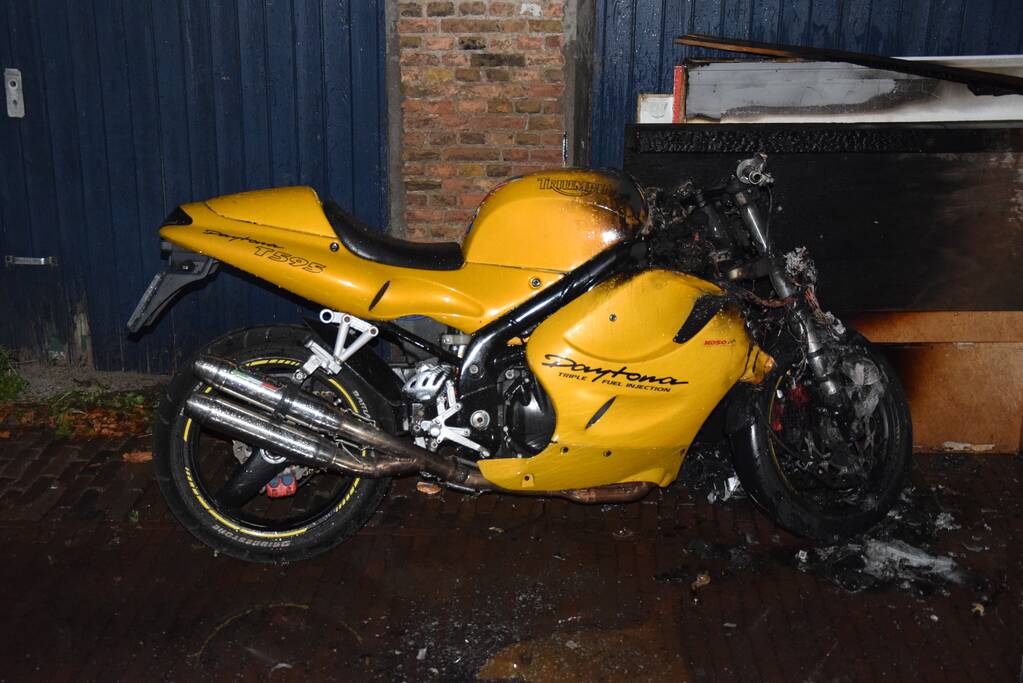 Flinke schade aan motor door brand