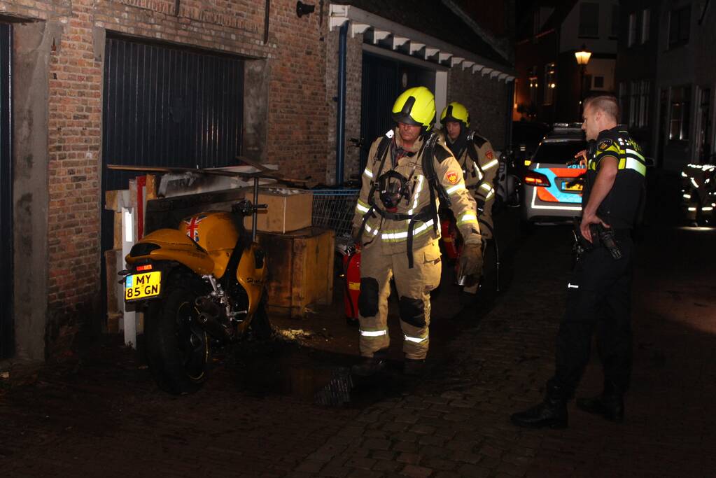 Flinke schade aan motor door brand