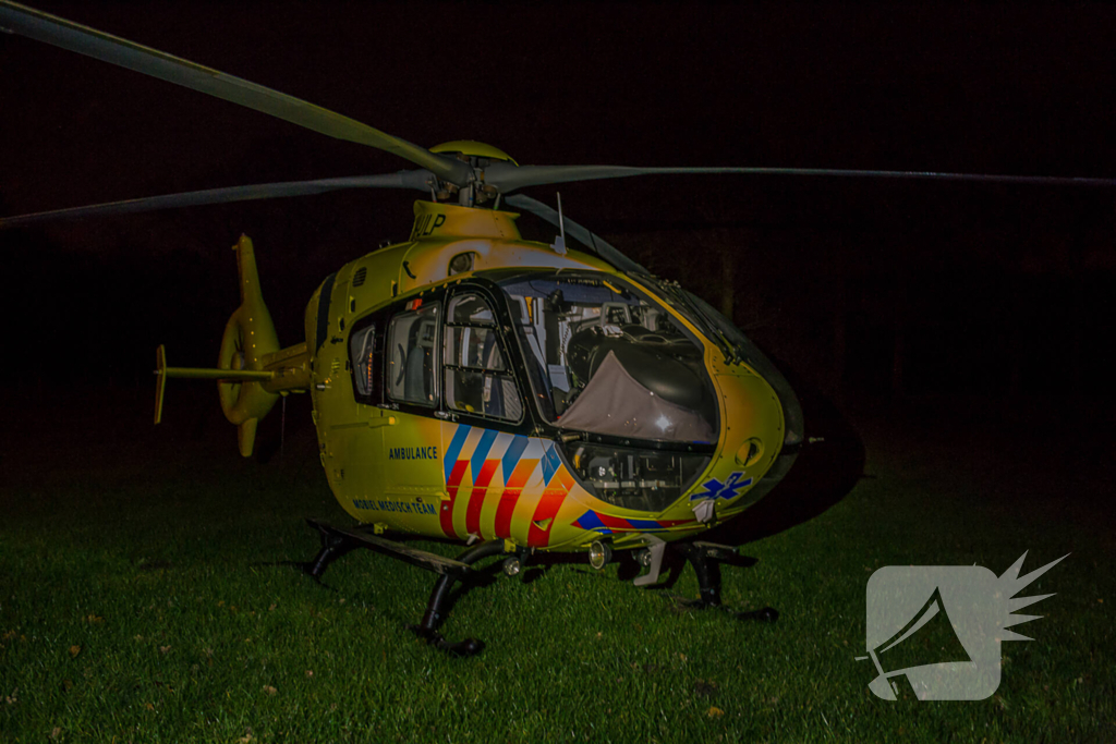 Zwaargewonde bij vrachtwagenbrand