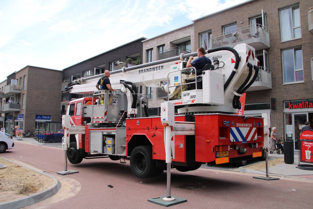 Bewoonster buitengesloten, brandweer haalt aardappelen van het vuur