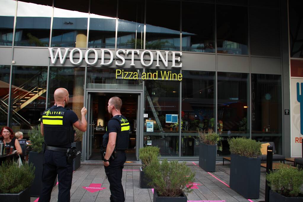 Brand door gesmolten kabel