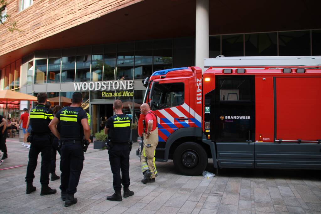 Brand door gesmolten kabel