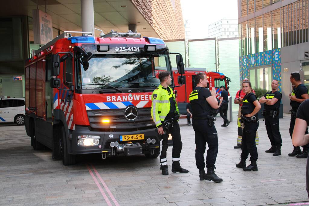 Brand door gesmolten kabel