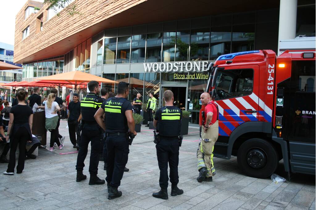 Brand door gesmolten kabel