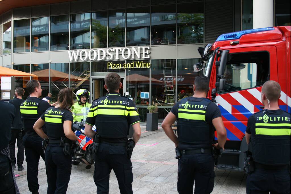 Brand door gesmolten kabel