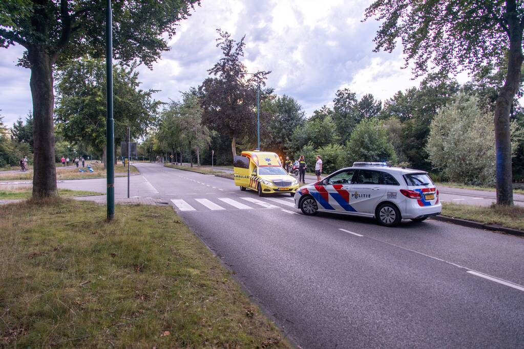 Scooterrijder gewond bij eenzijdig ongeval