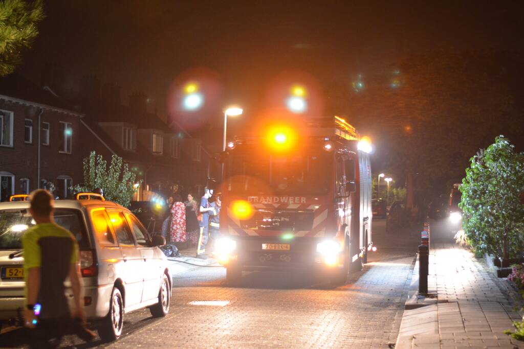 Rookmelder wekt bewoners voor brandende vaatwasser