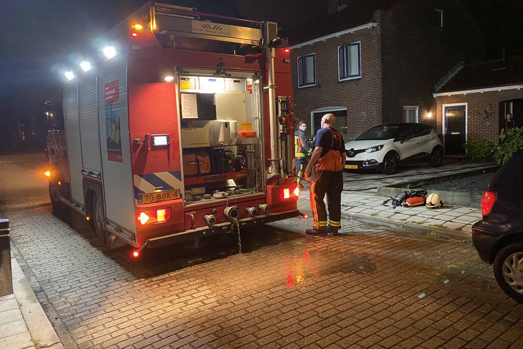 Rookmelder wekt bewoners voor brandende vaatwasser