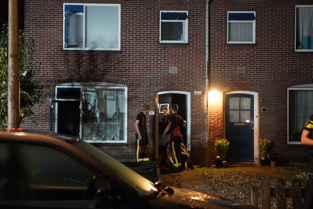 Rookmelder wekt bewoners voor brandende vaatwasser