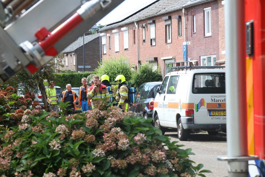 Straat afgesloten na gaslekkage