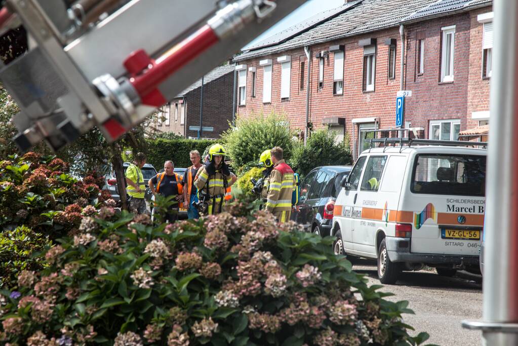 Straat afgesloten na gaslekkage